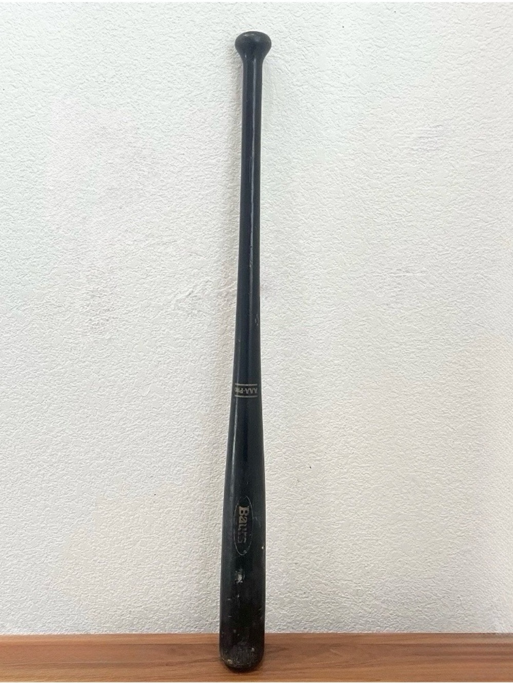 Baum Bat Gold Black AAA Pro 33" Wood Baseball Bat - Damaged End Cap *Read